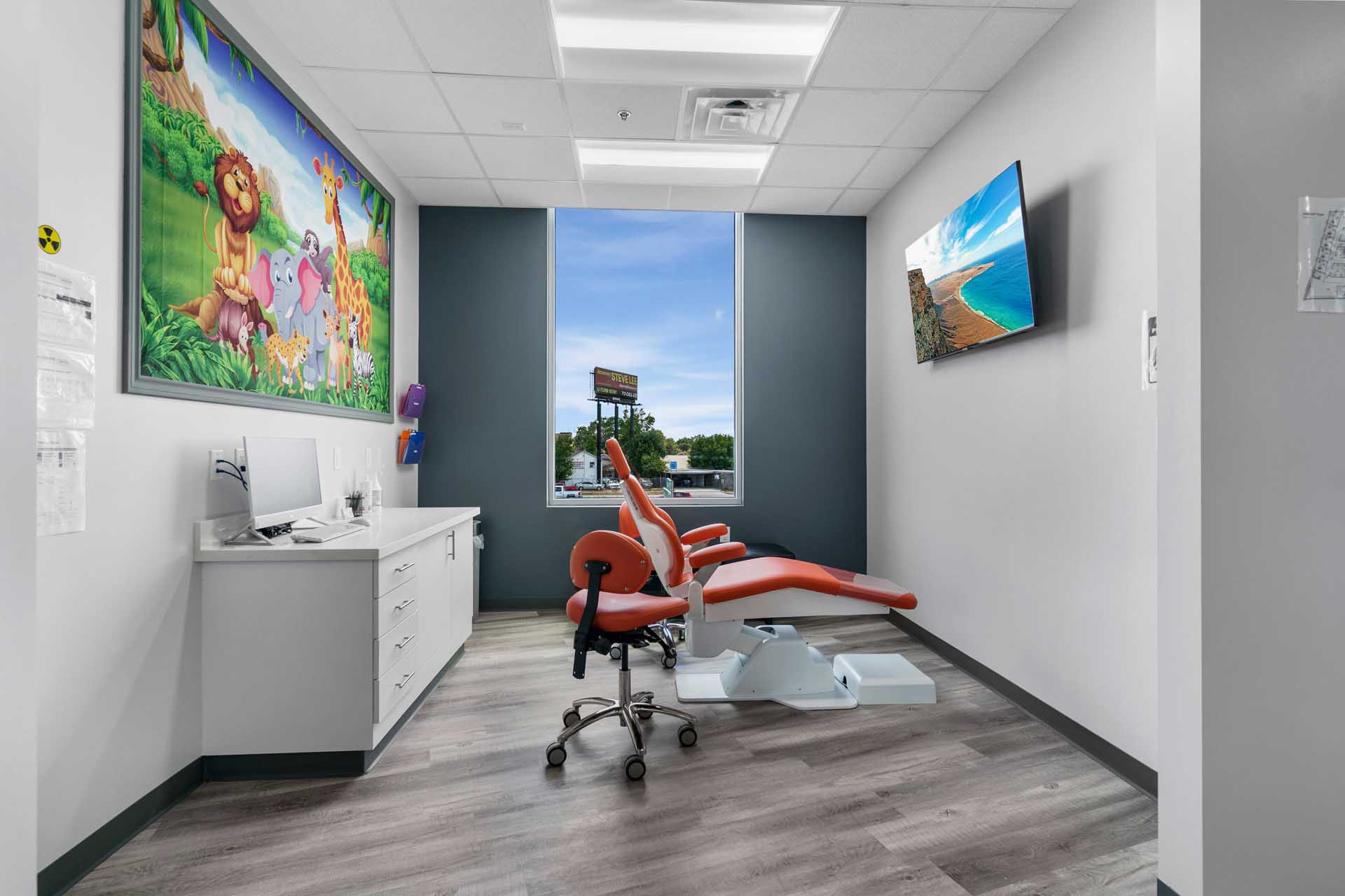 Safari dental interior treatment room