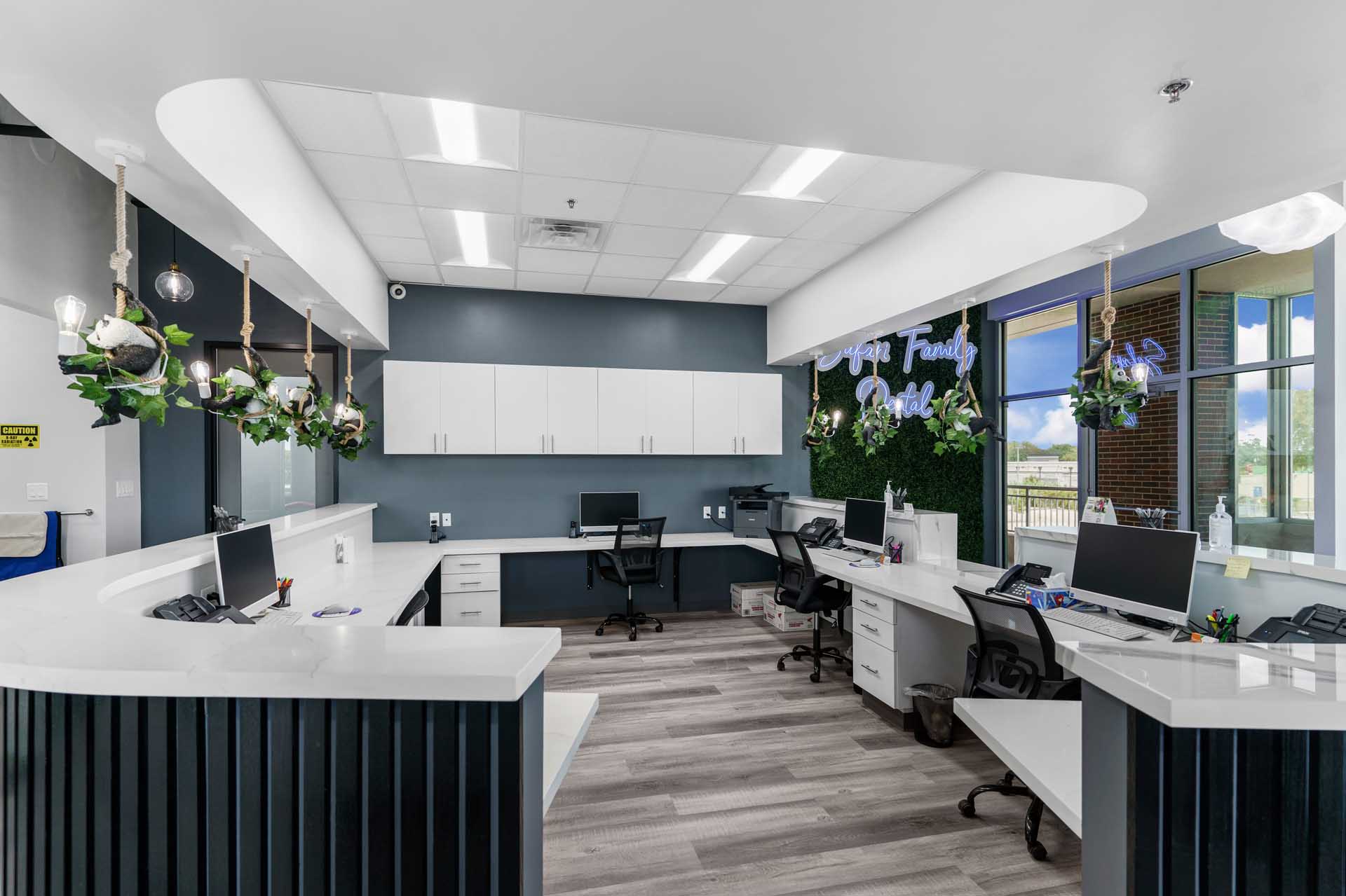 Office interior - front desk