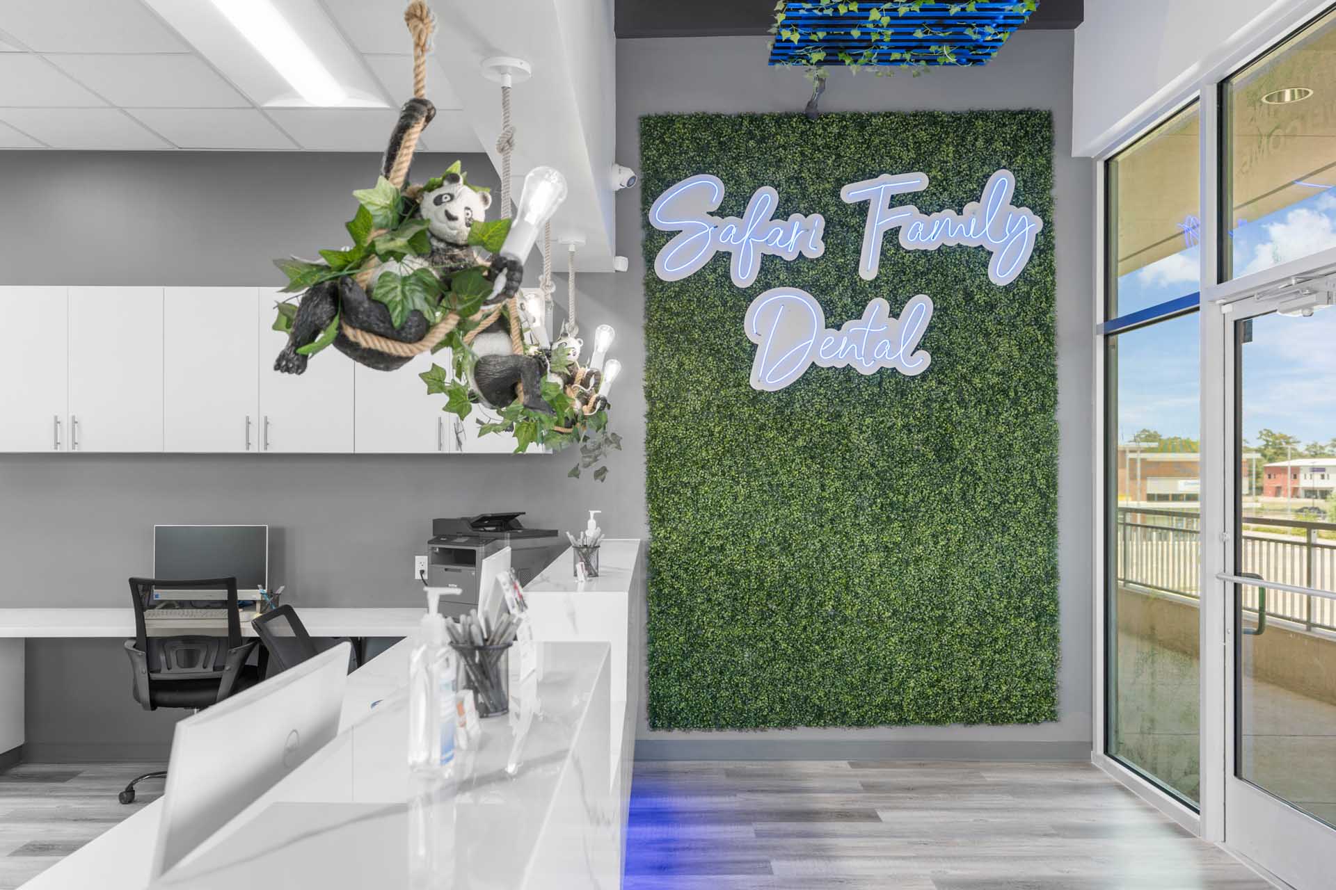 Office interior - front desk